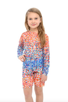 Explore our Confetti print Kid's Smart T-shirt and Shorts with SPF35 protection. This file highlights eco-friendly swimwear, combining classic luxury and safety to ensure your child enjoys stylish and secure beachwear. Shop now!