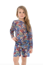 Explore our Snails print Kid's Smart T-shirt and Shorts with SPF35 protection. This file highlights eco-friendly swimwear, combining classic luxury and safety to ensure your child enjoys stylish and secure beachwear. Shop now!